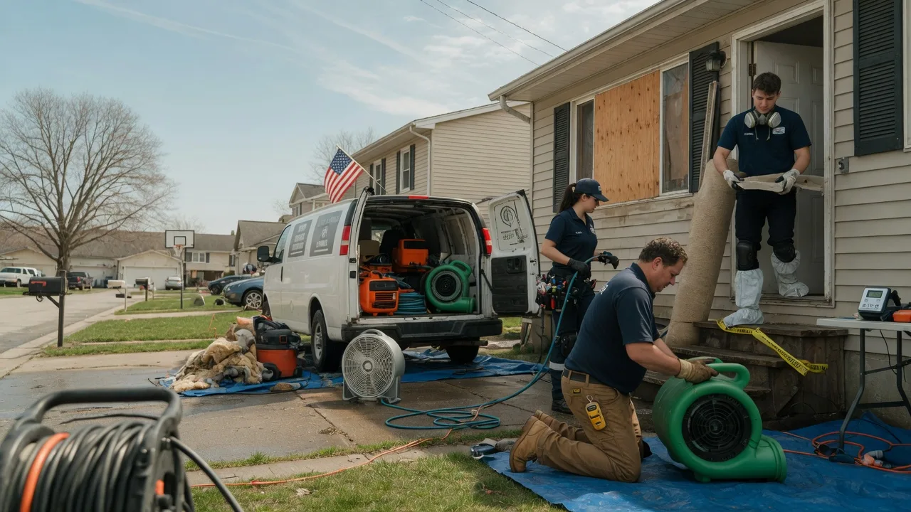Water Damage Restoration in Rush Center, KS near me